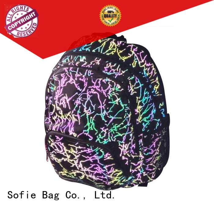Sofie students backpack customized for packaging