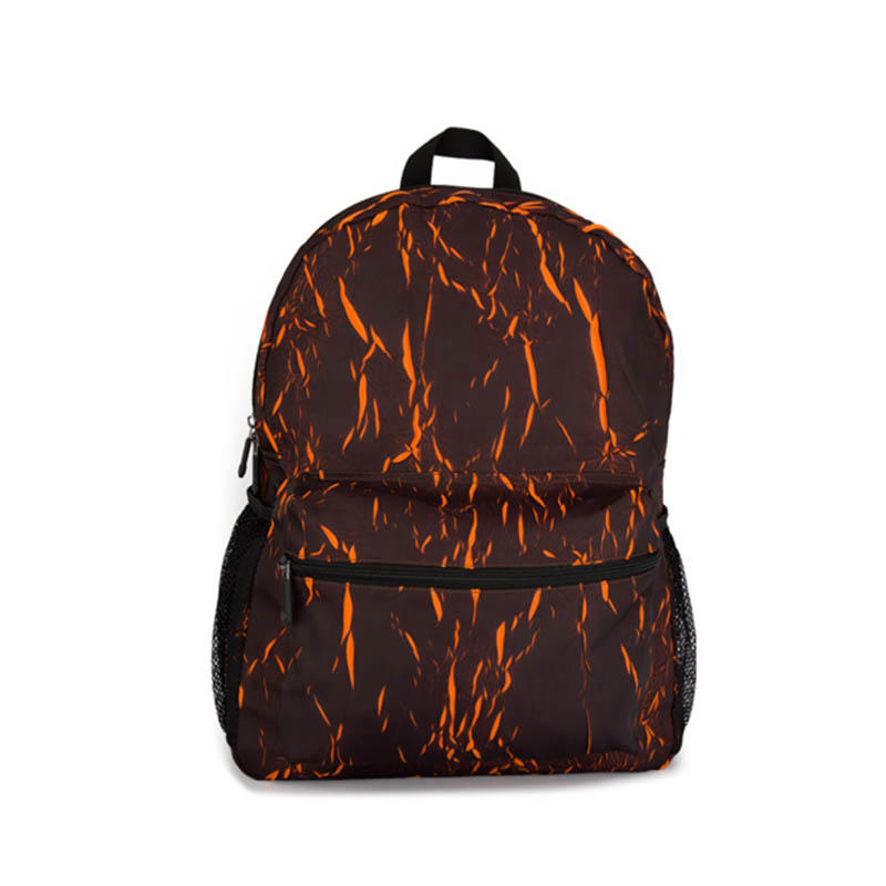 Unique wrinkled printing classic backpack 185103