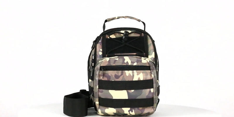 Reflective camouflage chest bag 201901019 reflective display video