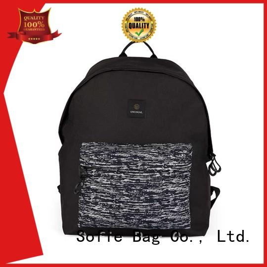 PU leather handle cool backpacks supplier for school