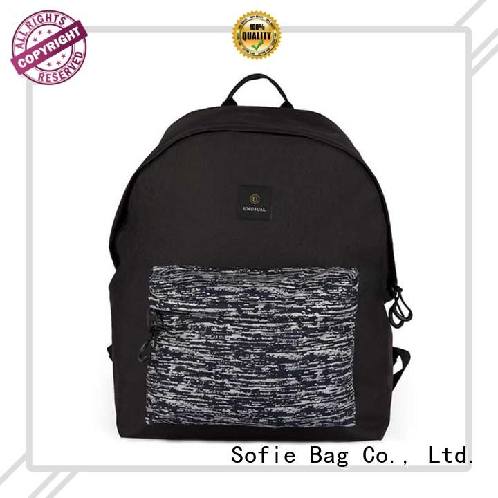 Sofie creative black backpack for business