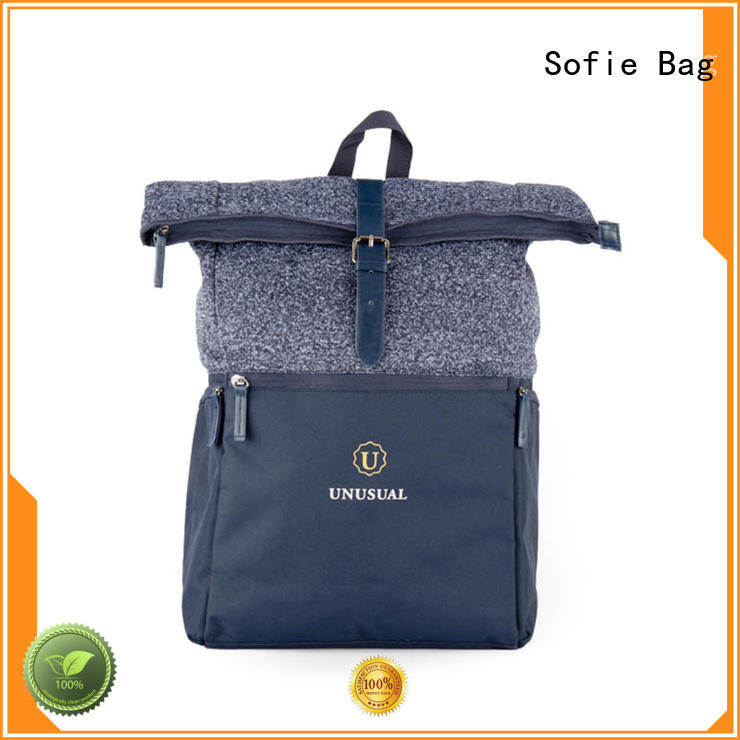 Sofie unique style reflective backpack manufacturer for school