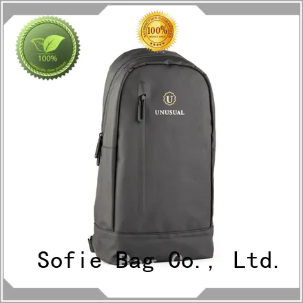 Sofie rectangular design chest bag factory direct supply for men