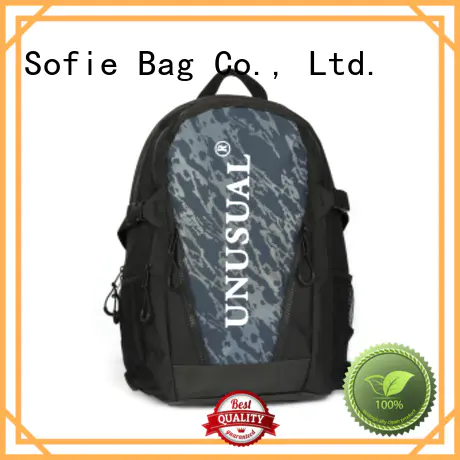 Sofie wrinkle printing canvas backpack wholesale for business
