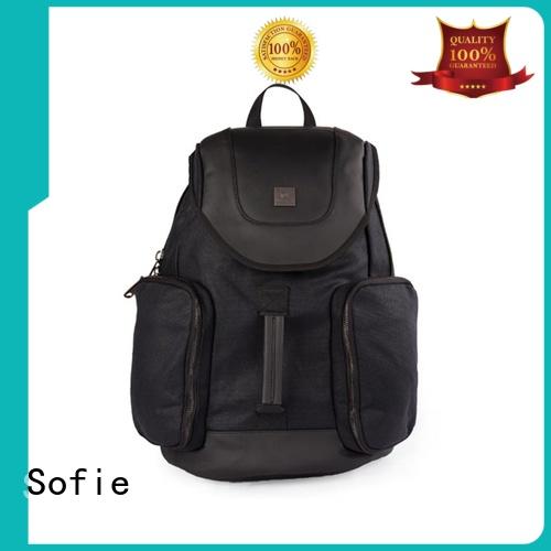 Outdoor multifunctional casual waxed canvas backpack S18033