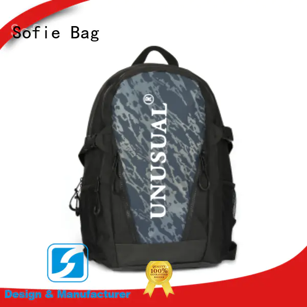PU leather handle sport backpack wholesale for travel