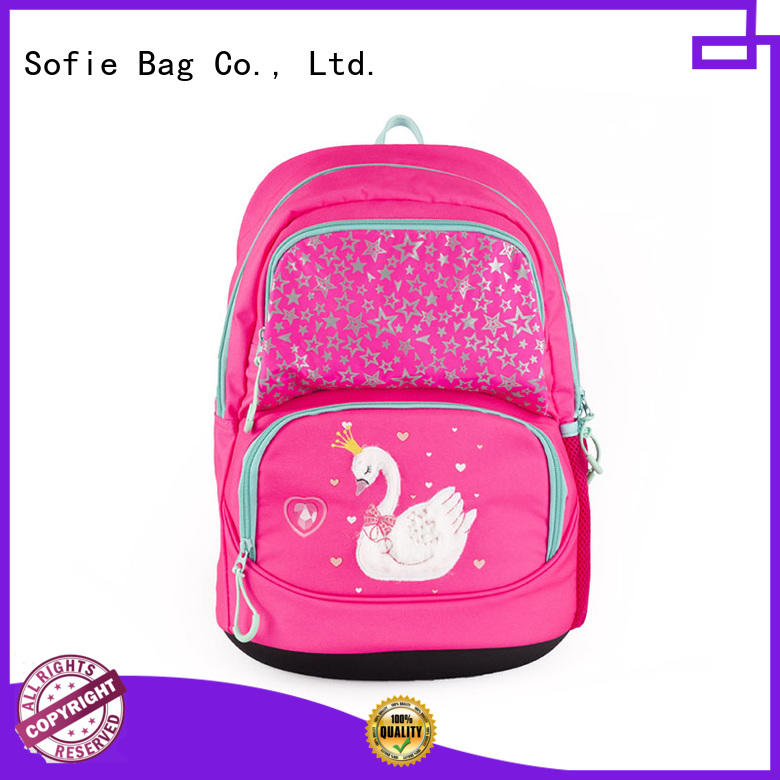 Sofie polyester school backpack supplier for students