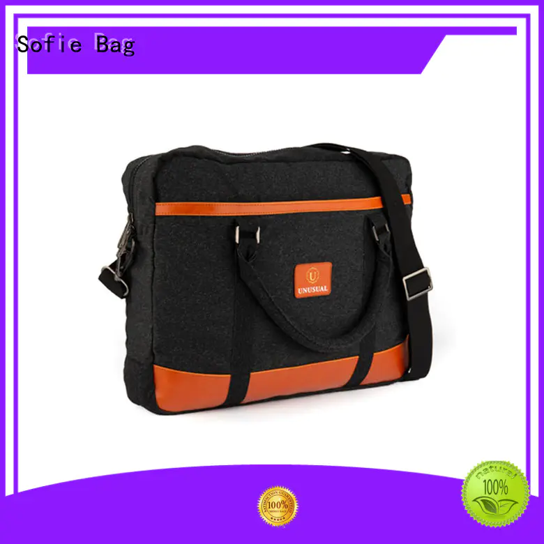 Sofie back pocket laptop messenger bags manufacturer for office