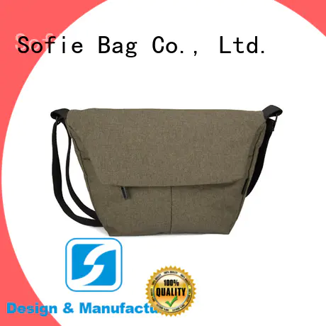 Sofie trapezoidal shape shoulder bag factory price for children