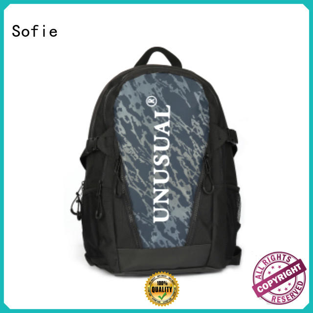 Sofie two zipper side unisex backpack for business