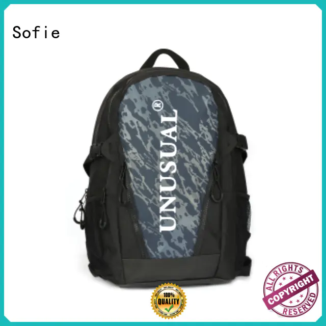 Sofie two zipper side unisex backpack for business