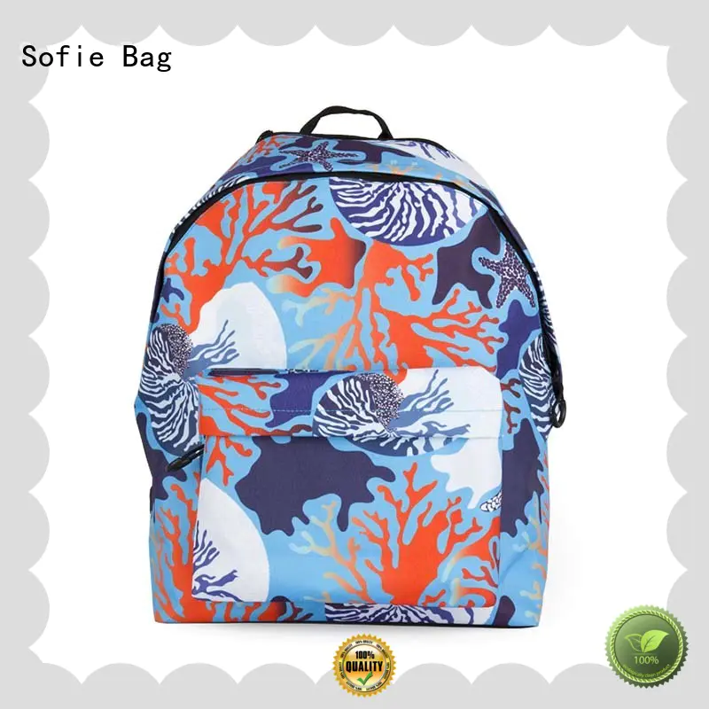 Sofie light weight students backpack series for packaging