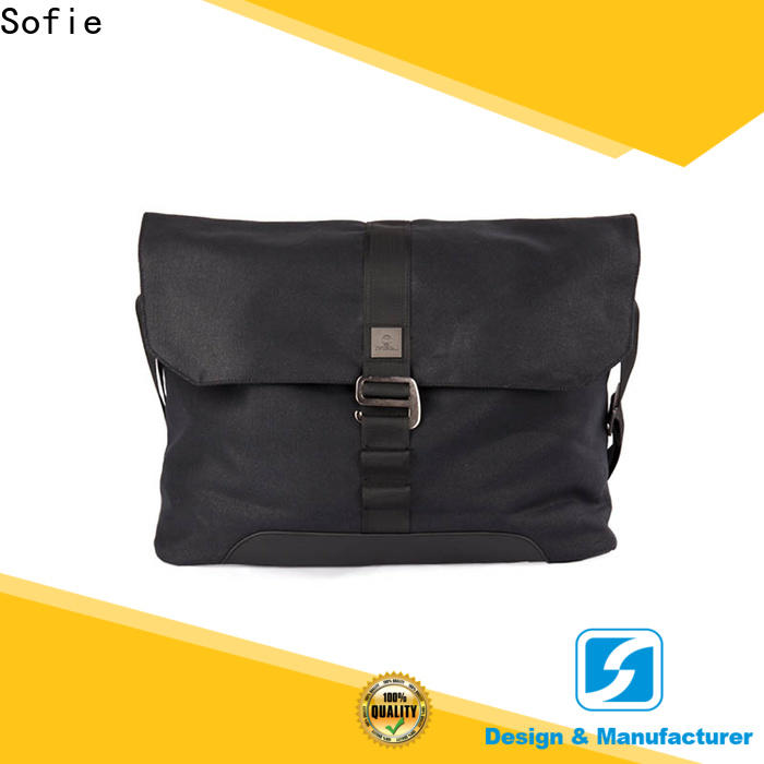 Sofie nylon shoulder straps classic messenger bag factory direct supply for men