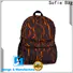 wrinkle printing casual backpack supplier for school