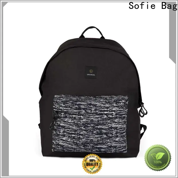 large capacity reflective backpack customized for school