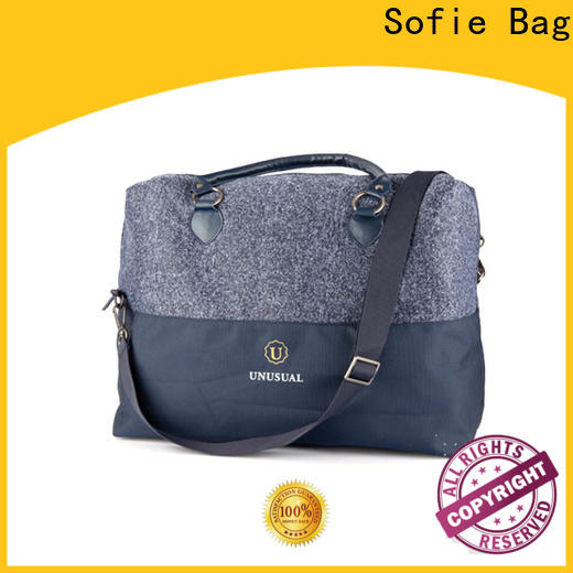 Sofie nylon shoulder straps travel bag factory direct supply for business