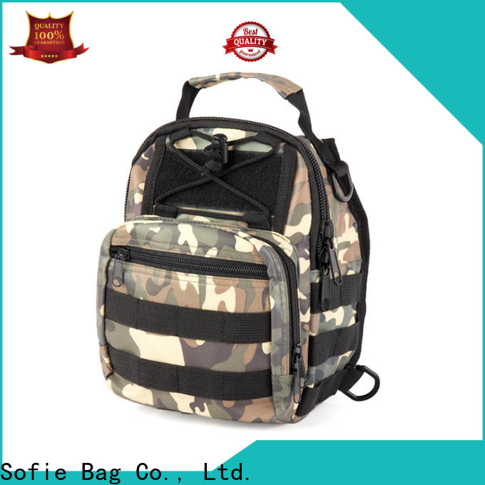 camouflage chest bag factory direct supply for going out