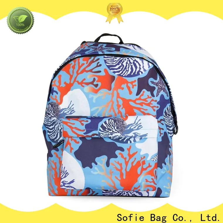 Sofie students backpack manufacturer for packaging