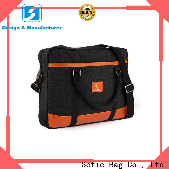 Sofie thick pipped handle laptop business bag wholesale for office