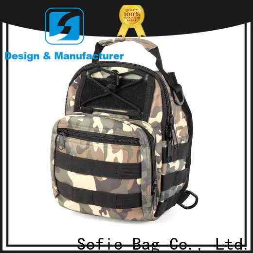 rectangular design military chest bag factory direct supply for men