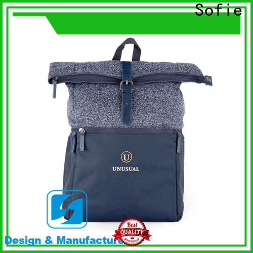 Sofie wrinkle printing casual backpack manufacturer for business