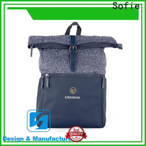 Sofie wrinkle printing casual backpack manufacturer for business