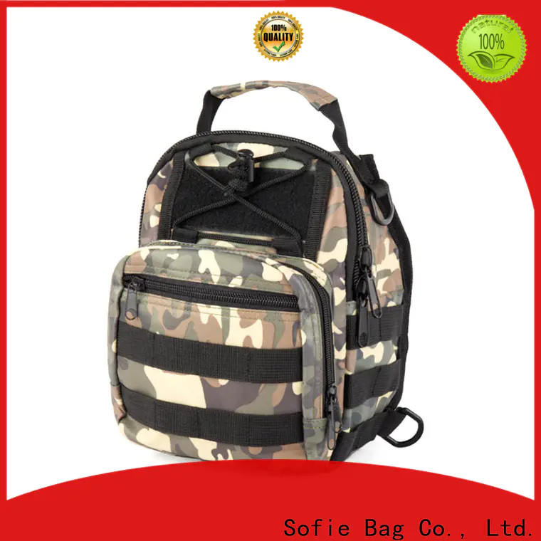 camouflage military chest bag supplier for men
