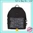 knitted fabric casual backpack customized for college