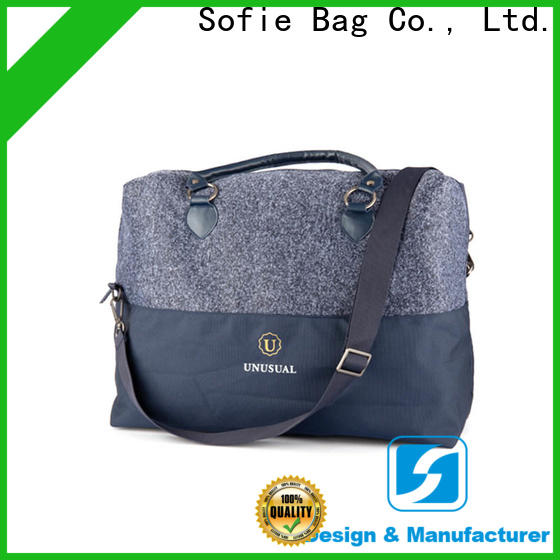 Sofie knitted fabric business travel bag directly sale for packaging