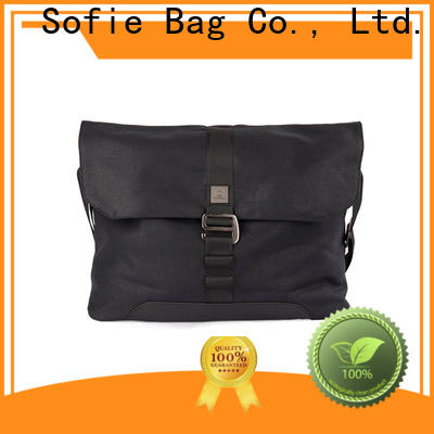 Sofie classic style briefcase laptop bag factory direct supply for men
