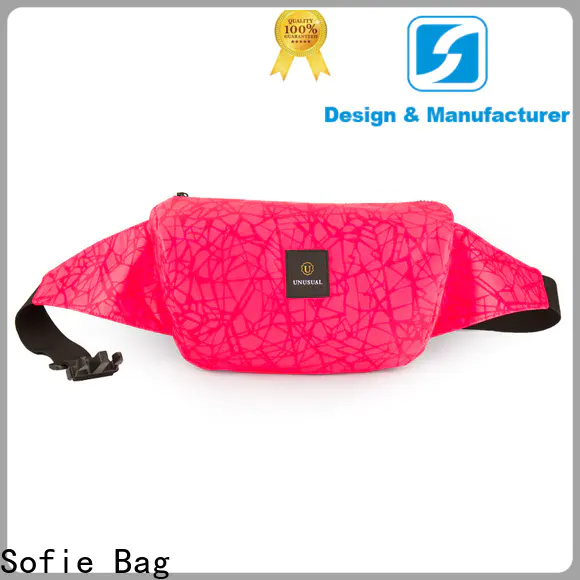 Sofie light weight sport waist bags manufacturer for jogging