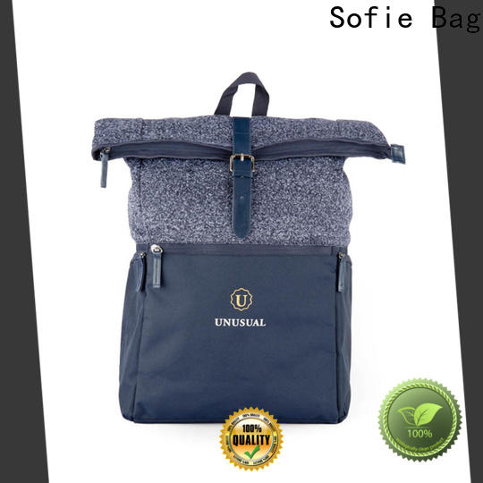 Sofie wrinkle printing laptop backpack supplier for travel