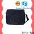 Sofie PU leather logo business laptop bag design for men
