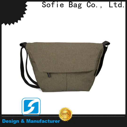 Sofie invisible front pockets men shoulder bag supplier for packaging
