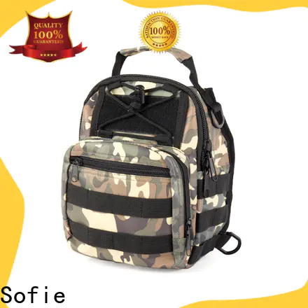 Sofie jacquard fabric military chest bag supplier for packaging