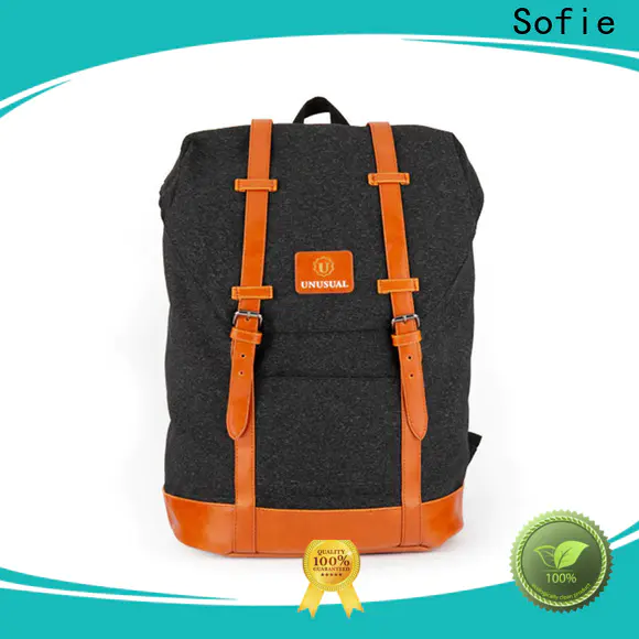 Sofie knitted fabric classic backpack supplier for travel
