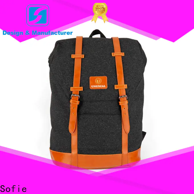 Sofie canvas backpack manufacturer for college