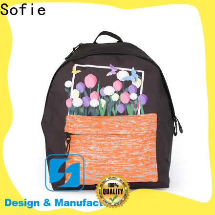 two pockets school backpack supplier for students