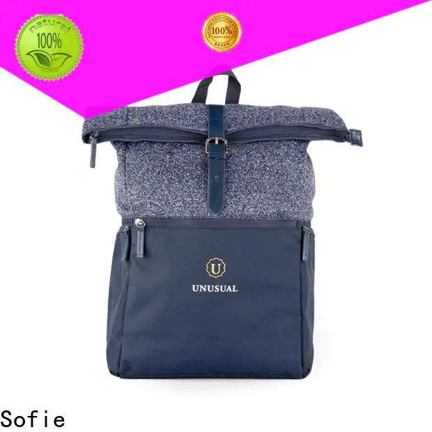 Sofie back pocket stylish backpack customized for travel