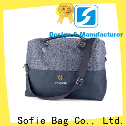 Sofie nylon shoulder straps travel bags for men factory direct supply for packaging