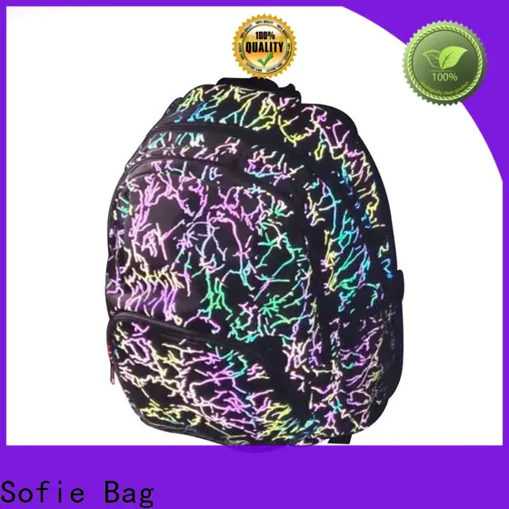 Sofie with TPU reflective hat school backpack supplier for students