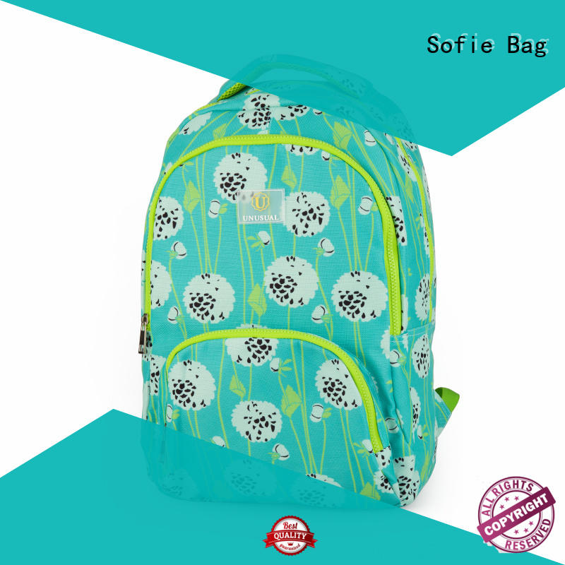 Sofie polyester school bag manufacturer for kids